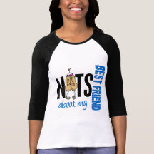 Nuts About My Best Friend 1 Blue Tees
