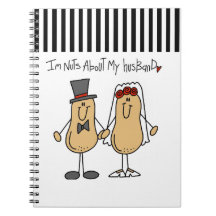 Nuts About My Husband T-shirts and Gifts Journals