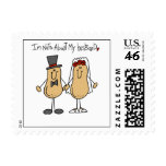 Nuts About My Husband T-shirts and Gifts Postage Stamp