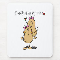 Nuts About My Mom-Girl mousepads by stick_figures Nuts About My Mom-Girl mousepads