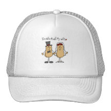 Nuts About My Wife T-shirts and Gifts Hats