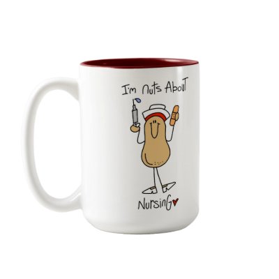 Nuts About Nursing Mug by stick_figures
