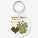 Nuts About You keychains