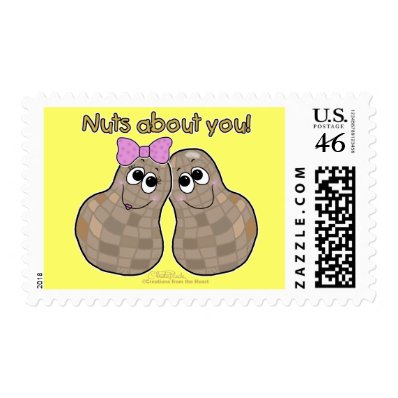 Nuts About You! Postage Stamps