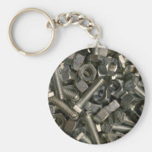 Nuts and bolts key chain