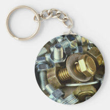Nuts and bolts key chain