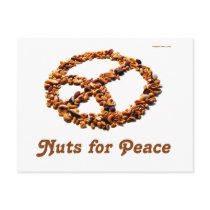 Nuts for Peace Postcard