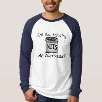 nut sack t shirt