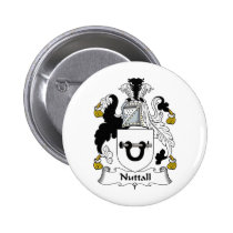 Nuttall Family Crest Button