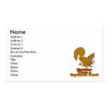 Nuttier Than a Squirrel Turd Funny Design Business Card Template