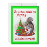 Nutty Christmas Squirrel Announcement