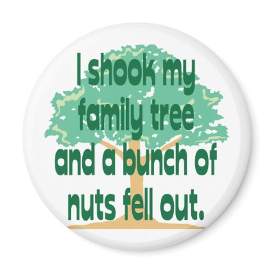 Nutty Family Fridge Magnet by gedcom