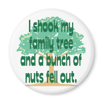 Nutty Family magnets by gedcom Nutty Family magnets