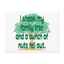 Nutty Family Post Card