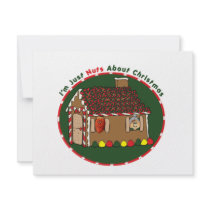 Nutty Gingerbread House Announcements