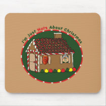 Nutty Gingerbread House mousepads