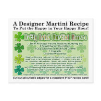 Nutty Irish Martini Mousse Recipe Postcard