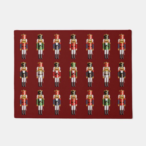 Nutty Nutcrackers Army Doormat Zazzle