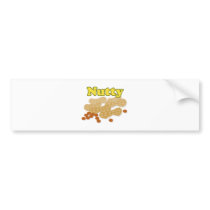 Nutty peanuts bumper stickers by doonidesigns Nutty peanuts bumper stickers