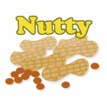 Nutty peanuts photo cutout