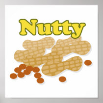 Nutty peanuts print