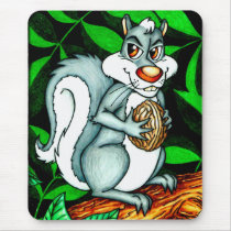 Nutty Squirrel mousepads