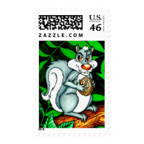 Nutty Squirrel postage