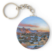 Nuuk City Greenland by Ozborne Whilliansson Keychain