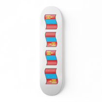 Nuvola Mongolian, Mongolia skateboards by bestflag Nuvola Mongolian, Mongolia skateboards