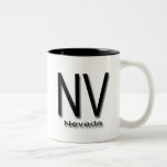 NV Nevada black Mugs