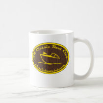 NW Classic Boat Club Gold / Woodgrain Logo Mug mugs