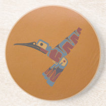 NW humingbird coaster round coasters