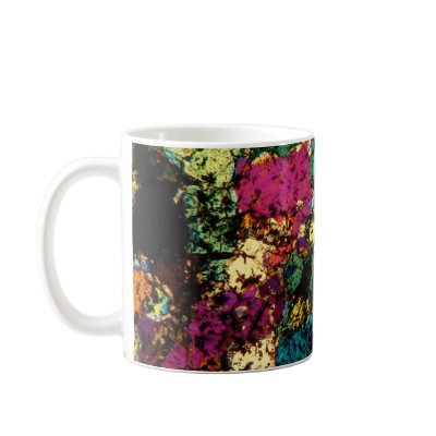 NWA 5480 Meteorite Thin Section Coffee Cup 01 Mug by Wandering_Star