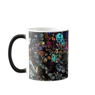 NWA Meteorite Thin Section Coffee Cup 02 Coffee Mug by Wandering_Star