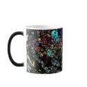 NWA Meteorite Thin Section Coffee Cup 02 mugs by Wandering_Star NWA Meteorite Thin Section Coffee Cup 02 mugs
