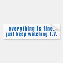 NWO Message For You ~ Bumper Stickers