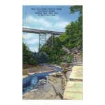 watkins, glen, state, park, view, central, bridge,