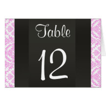 NY City Skyline BW D4P Pink White Damask Cards