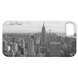 NY City Skyline Empire State Building, WTC BW 4 iPhone 5 Cases