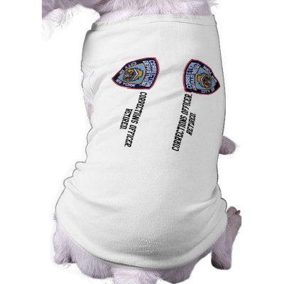 NY Corrections Working Dog Pet Tshirt by centralbark