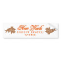 NY Kreepy Kustom Tattoo Koi Bumper Sticker bumper stickers by kreepykustom NY Kreepy Kustom Tattoo Koi Bumper Sticker bumper stickers