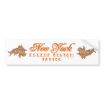 NY Kreepy Kustom Tattoo Koi Bumper Sticker bumper stickers