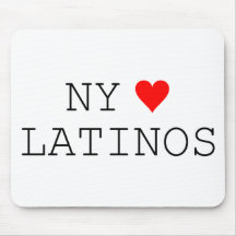 NY loves Latinos Mouse Pads