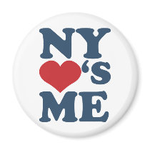 NY Loves Me Magnet