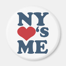 NY Loves Me Magnet
