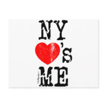 NY Loves Me Postcard
