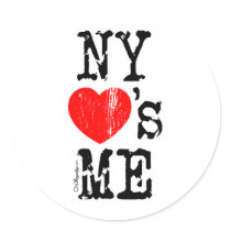 NY Loves Me Sticker