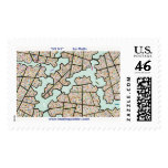 NY NY by Metin Postage Stamps