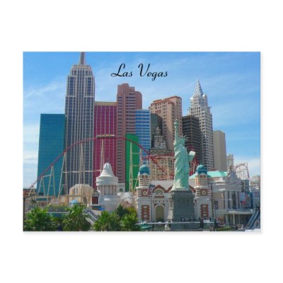 ny ny, las vegas post cards by cardart