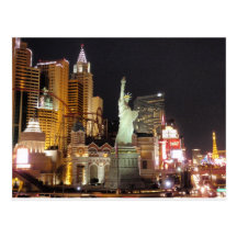 NY, NY - Vegas Postcard